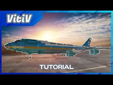 United States Air Force Boeing 747 VC-25A Air Force One in Minecraft - 1:1 Scale - Tutorial