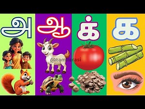 தமிழ் உயிரெழுத்துகள் | மெய்யெழுத்துக்கள் | உயிர்மெய் எழுத்துக்கள் கற்போம் | தமிழரசி