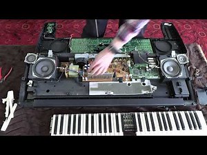 Tutorial Reassembling a Technics SX KN-3000 Music Keyboard Synthesizer 4x Speed Video & Voice Guide