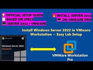 How to Install Windows Server 2022 on VMware Workstation Pro 2025 || Full Setup Guide for Beginners