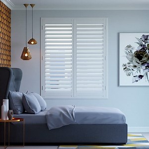 [Hot Item] Bay Window Plantation Shutters Paulownia Shutter Good Quality