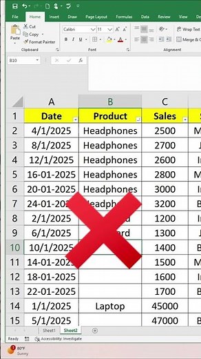 Excel Shortcut | Blank Cells me alag-alag value ek sath kaise bharein?