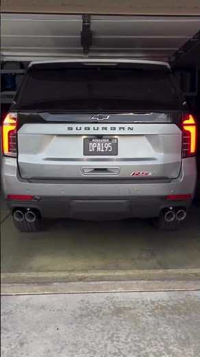 CORSA Performance Twin-tip Sport exhaust cold start| 2025 Chevrolet Suburban 5.3L #corsaperformance