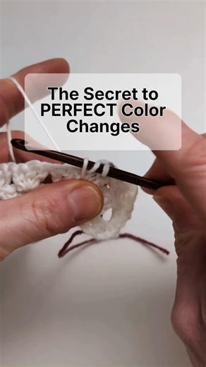Perfect Crochet: Colour Changes #crochet #crochettips #crochettutorial #beginnercrochet #crochetlove