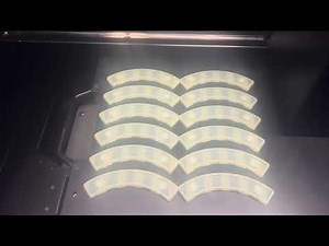 ３Dプリンターでの初のアクリル樹脂にて製品化を行いました。キーエンス様製の３Dプリンターアジリスタ導入以来初のアクリル樹脂(ウレタン少量投入)にての製作に心躍りました！！