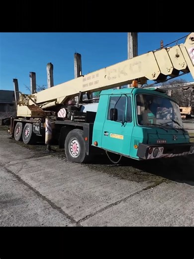 Starting an Abandoned 28-Ton Crane _ Tatra V8 Diesel #engine #restored #ukengine