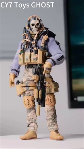 Fishy Mist on Instagram: "【Pre-order】CY7 Toys 1/12-GHOST You can order from my store: fishymist.com includes ： 1、1/12 th scale collectible figure ×1 2、Skull head sculpt 3、Lifelike head sculpt 4、Skull Mask 5、Tactical Glasses 6、Skull-Print Balaclava 7、actical headphones 8、Hand type*4 pairs 9、Finely painted HK416 rifle version ×1, with foregrip and drum magazine. 10、Single-point Sling ×1 11、M4 Rifle *1， with foregrip 12、MP5 Submachine gun*2 13、Handgun * 2 14、M32 grenade launcher*1 15、Original shotg