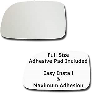 Amazon.com: Mirror Glass + Full Size Adhesive Pad for 2007-2009 Hyundai Santa Fe Driver Side Replacement (2007 2008 2009 07 08 09) : Automotive