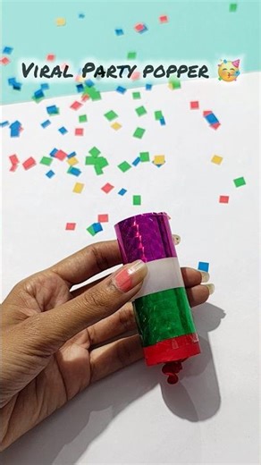 Diy Party Popper | Party Popper Making At Home | Party Popper Easy #craft