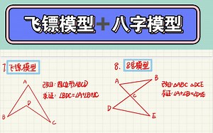 七下数学必会的初步模型，掌握多考十分