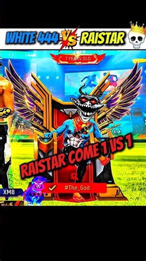 ||😲white 444 Vs Raistar ☠️||Wait For End #ffshorts #raistarshorts #raistarvswhite44 #trendingshorts