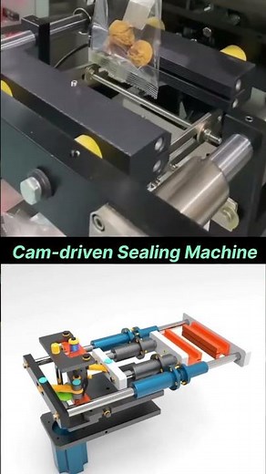 Cam-Driven Sealing Machine in Action | Precision Packaging Technology #shorts