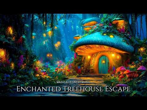 Sleep Well in Enchanted Mushroom Cottage 🍄🌙 Fantasy Forest Music for Unwind, Calm & Relax