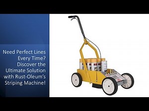 Need Perfect Lines Every Time? Discover the Ultimate Solution with Rust-Oleum’s Striping Machine!