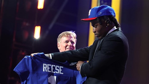Giants introduce new draft picks Arvell Reese and Francis Mauigoa