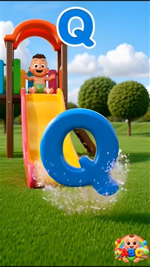 Learn Letters P Q R S T | ABC for Kids | Colorful Pop Animation 🎢 #shorts