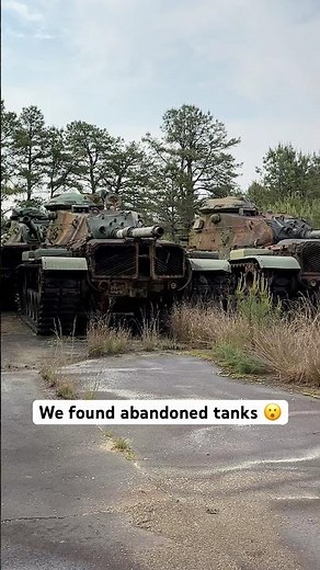 ABANDONED TANKS on ACTIVE Military Base