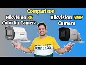 Comparison between Hikvision colorvu 3K cctv Camera with Hikvision 5MP Camera with IDS AcuSense Dvr