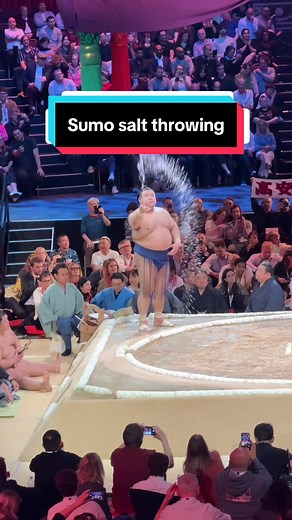 Sumo Salt Throwing at Royal Albert Hall