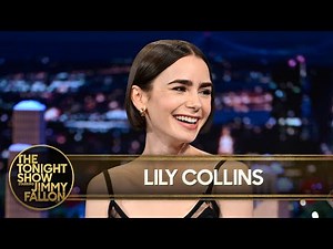 Lily Collins Reacts to Emily in Paris Triggering Arguments Between World Leaders | The Tonight Show