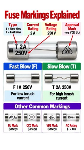 Electrical Fuse Markings