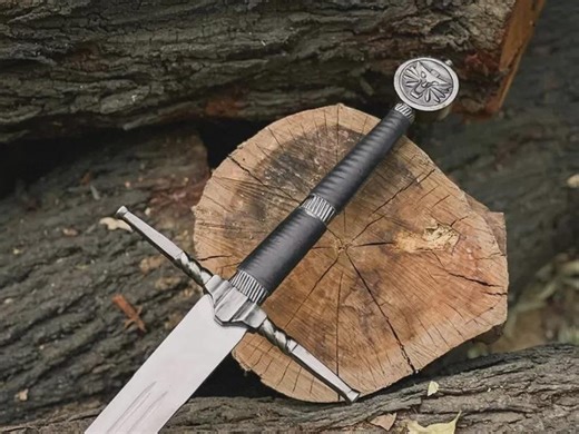 Witcher 3 Steel Sword Replica | Geralt of Rivia Cosplay, Wall Display - Etsy Canada