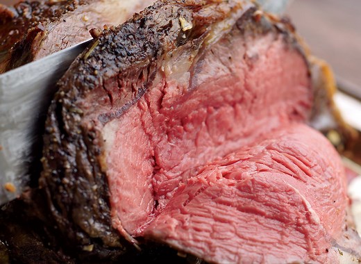 Prime Rib With Italian Herb Sauce Recipe