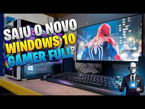 WINDOWS 10 LITE 2026 – O Melhor pra PC Fraco e Notebook Antigo 🔥