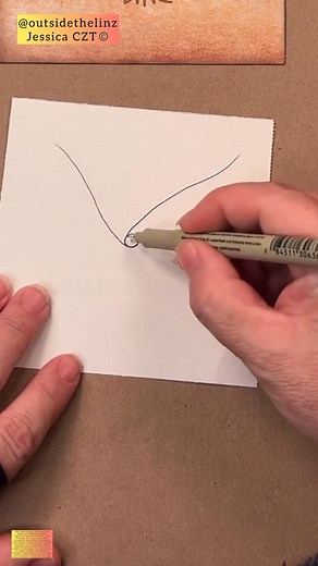 Jessica at Outside the LinZ on Instagram: "Zentangle how to tangle Well well who 🥰✍️ a more detailed video is on my YouTube channel link in my bio . . Find more here 👉https://linktr.ee/outsidethelinz . . . . . . . #🥰✍️ #fyp #fypシ #zentangle #outsidethelinz #wellwellwho #tangletime #doodle #drawing #artist #meditativeart #mindfullness #arttherapy #breathe #love #selflove #selfcare #artistsoninstagram #meditation"