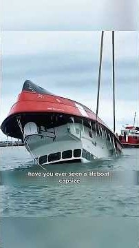 This Rescue Boat Flips Over... Then Does the Impossible! 😱 #shorts