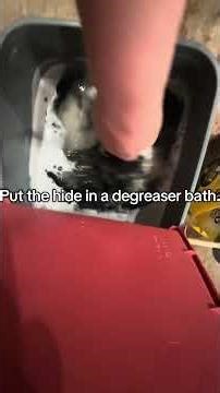 It takes a long time time to make just one rabbit fur hat. Here it is from the very start to finish.