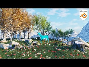 How to Make Realistic Landscape in Blender | Blender Realistic Environment FREE Addon