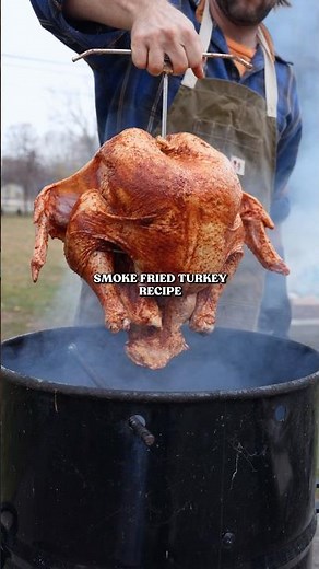 Smoke fried turkey recipe for Thanksgiving 🦃