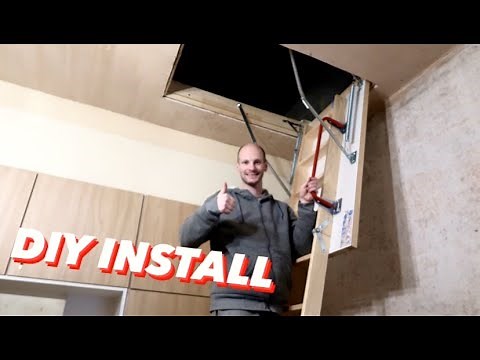 HOW TO INSTALL A KEYLITE LOFT LADDER BY YOURSELF