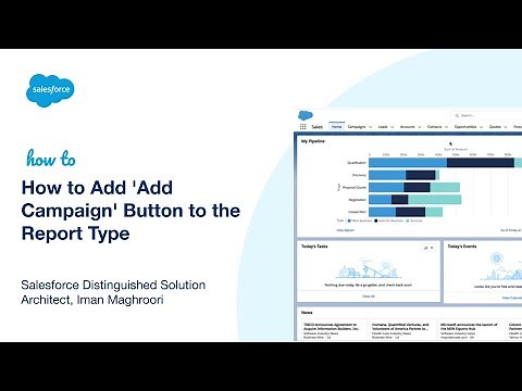 How to Add 'Add Campaign' Button to the Report Type | Salesforce