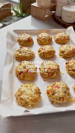 High Protein Breakfast Biscuits Recipe