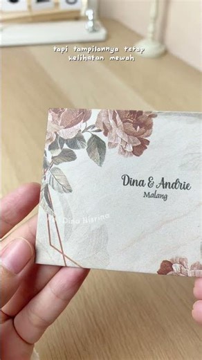 Aesthetic wedding envelopes with custom names!! #envelope #shopeevidio #racunshopee