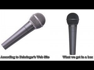 Behringer XM8500 vs. shure SM58 - comparative review
