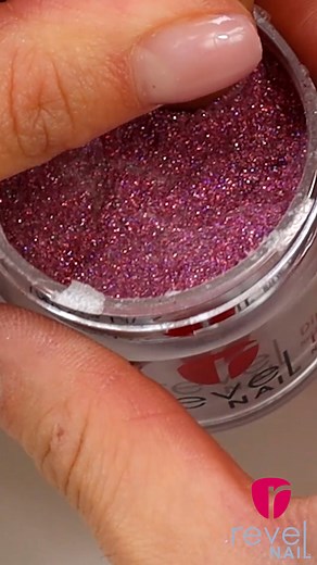 How to do a Holo Chrome mani with Dip Powder! | Revel Nail