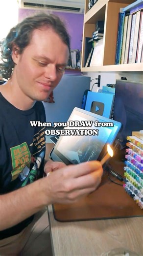 When you DRAW from OBSERVATION #art #shorts