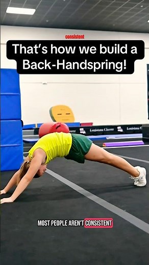 How to Build a Back Handspring with This Wall Tap Drill
