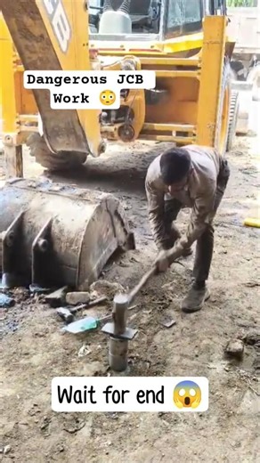 Dangerous JCB Work 😳 #jcbshorts #shorts #shortsfeed #shortsvideo #shortsyoutube #reels #viral #jcb