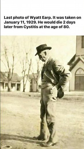 The FINAL Photo of WYATT EARP #death #history #wyattearp #tombstone #cowboys #okcorral #hollywood