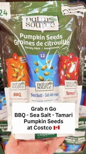 PUMPKIN SEEDS VARIETY PACK by NaturSource at Costco 🇨🇦 Item: 2022899