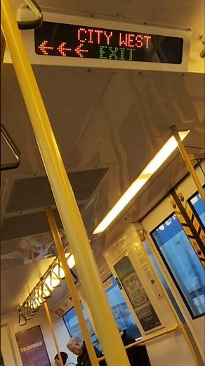 Transperth A series This is City West announcement (Fremantle Line)