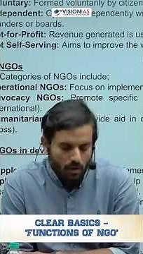 Clear Basics – ‘Functions of NGO’ | Jatin Gupta Sir