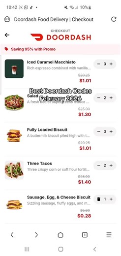 Fresh DoorDash Promo Codes List 🍔 1. 50% Off - TRYFEB50 🛍️ Hit or miss. Usually maxed out, but worth a shot. 🤷‍♂️ 2. $500 Credit - ✨ The only confirmed one working right now. Grab the full breakdown on ‘iprolist.com’ 👈 3. 30% Off - QUICK30 🏃 For specific accounts only. 👤 4. 40% Off - EAT40 👨‍🍳 Aims for 40%. Success varies by location. 📊 End: 👉 Screenshot this before it restarts! Share with friends looking for a working doordash promo code to save money on promos today. 🏠👥