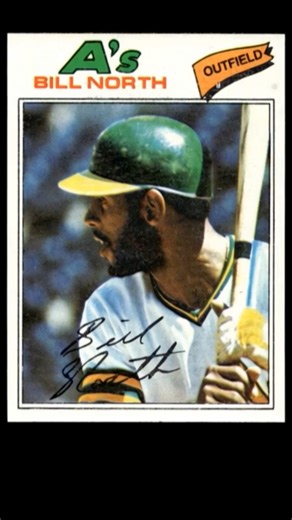 ⚾️ 1977 Topps 551 Bill North | Oakland Athletics | For Sale!