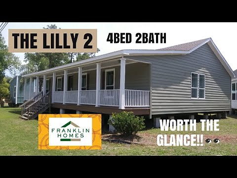 THE LILLY 2 FRANKLIN HOMES 4 BEDROOM 2 BATHROOM TRIPLE WIDE MODULAR HOME 2565 SQUARE FEET