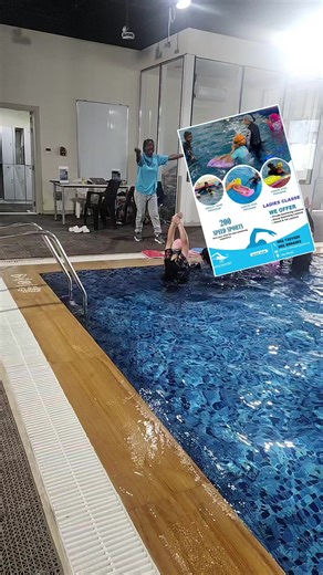 ‏book now you're swimming lessons